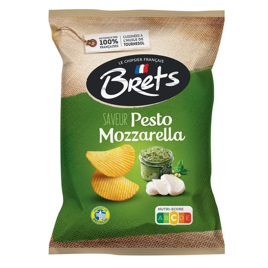 Brets Chips Pesto Mozzarella 125g (FRANCE)