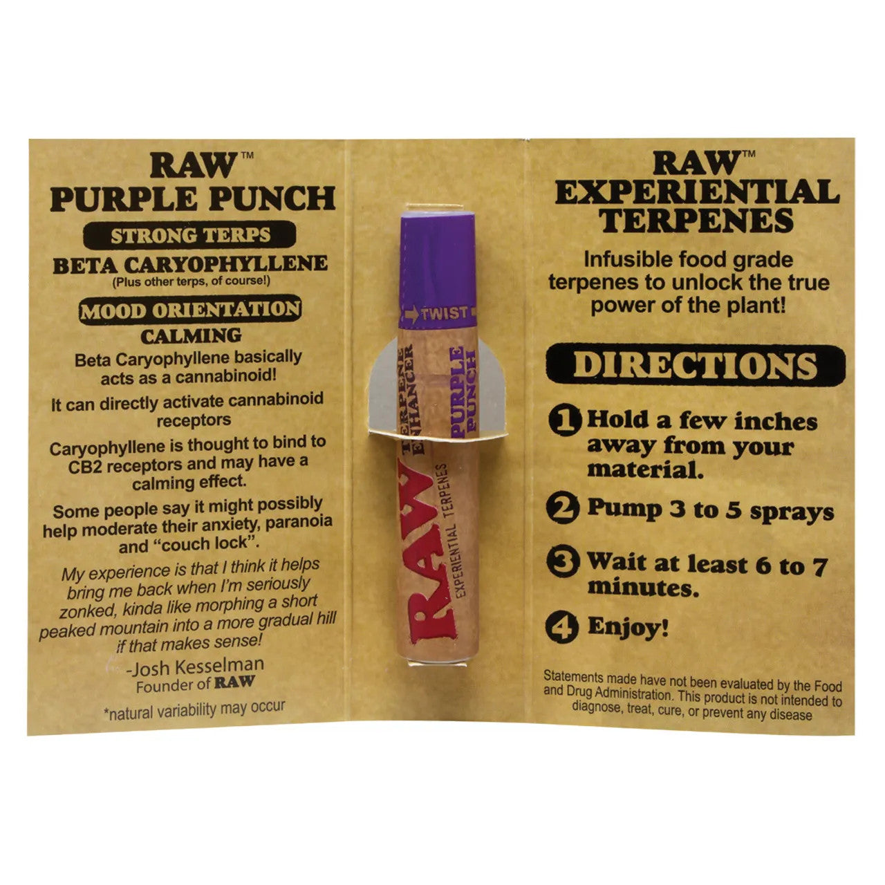 RAW® - Terp Spray 5ml (Single Spray)