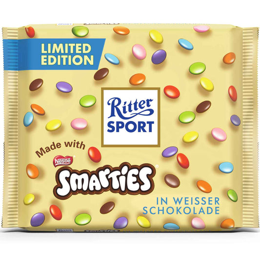 Ritter Sport White w/ Smarties Limited 100g (GERMANY)