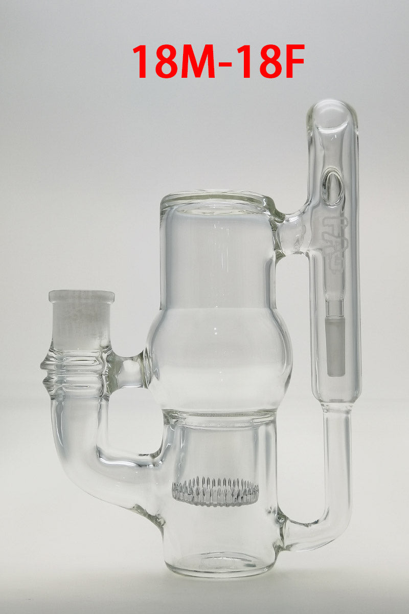 TAG - 6.75" Interior Showerhead Ashcatcher w/ Recycling E.C. (18MM Male to 18MM Female) (ONLINE ONLY)